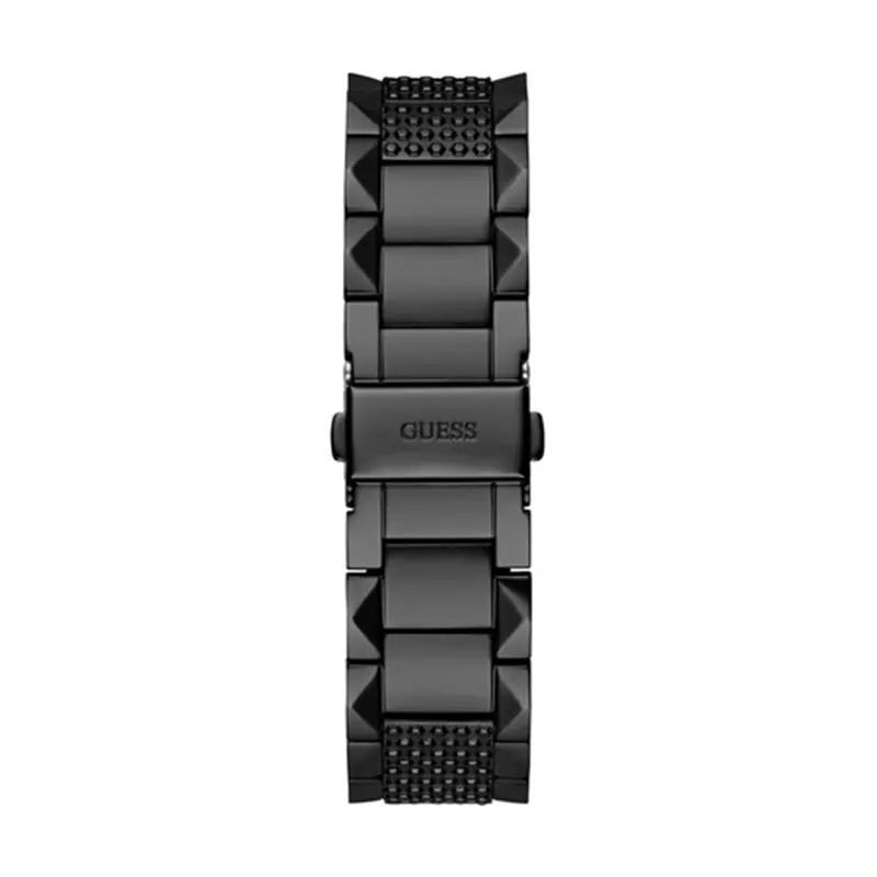 Guess Rebellious Black Dial Ladies Fashion Watch- GW0601L2